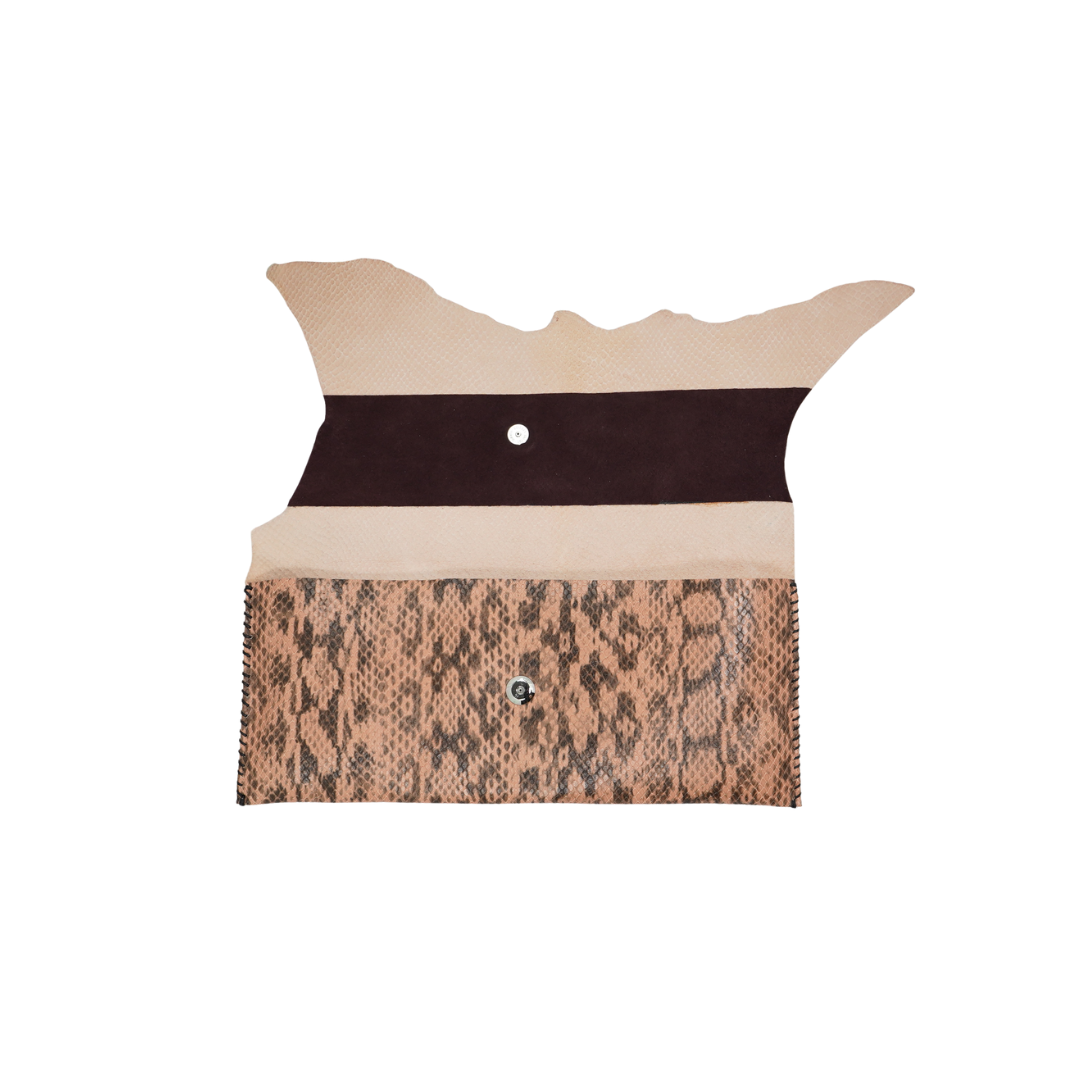 WL24 Snake Pattern-Tangerine 01 Clutch