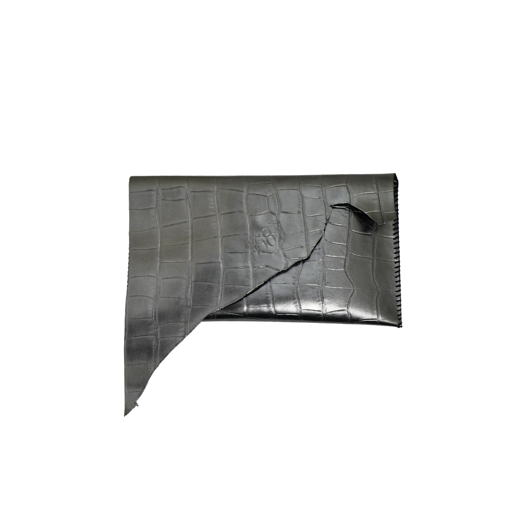 WL24 Crocodile Pattern-Silver 03 Clutch