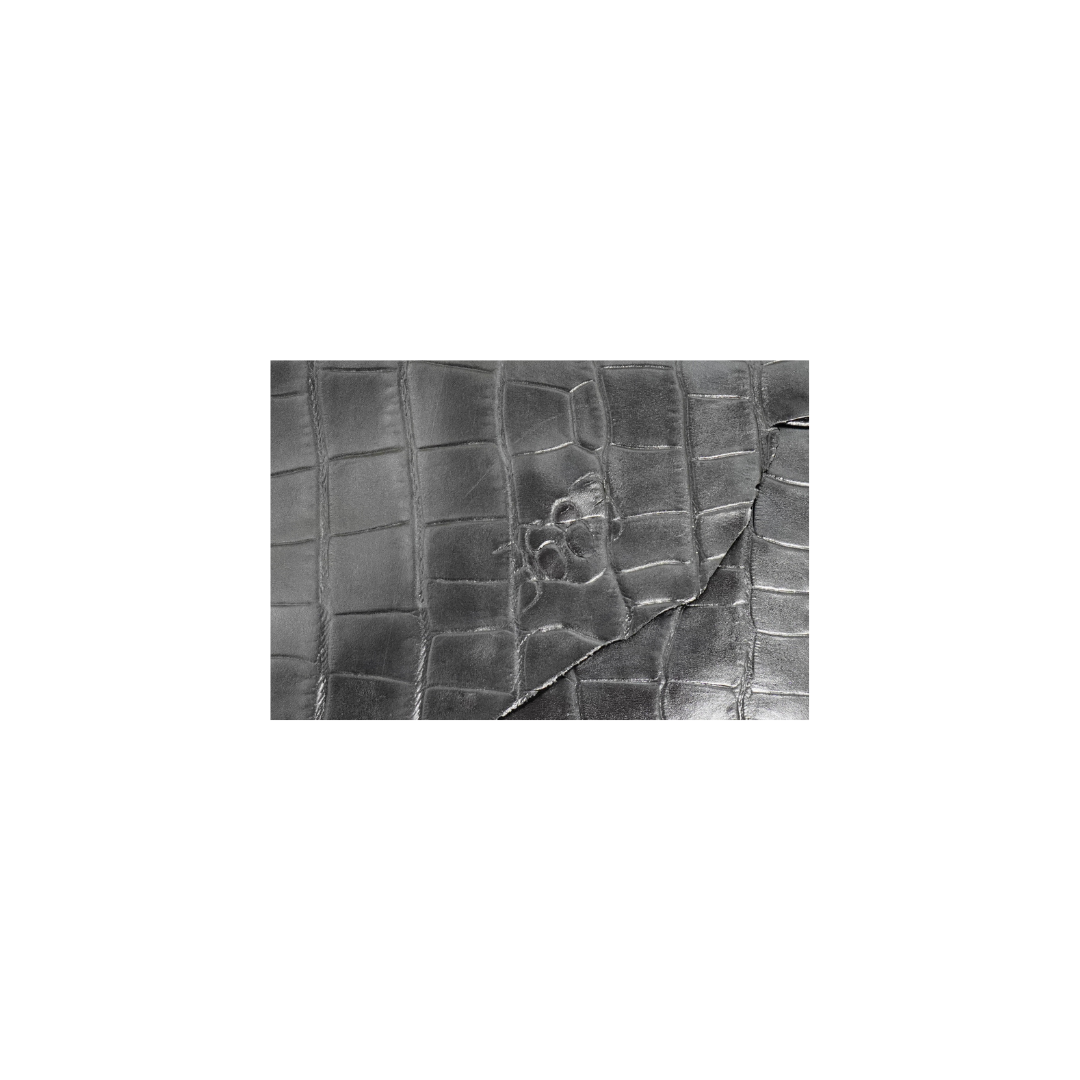WL24 Crocodile Pattern-Silver 03 Clutch