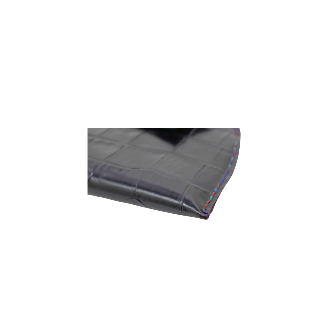 WL24 Crocodile Pattern-Burgandi Black 01 Clutch