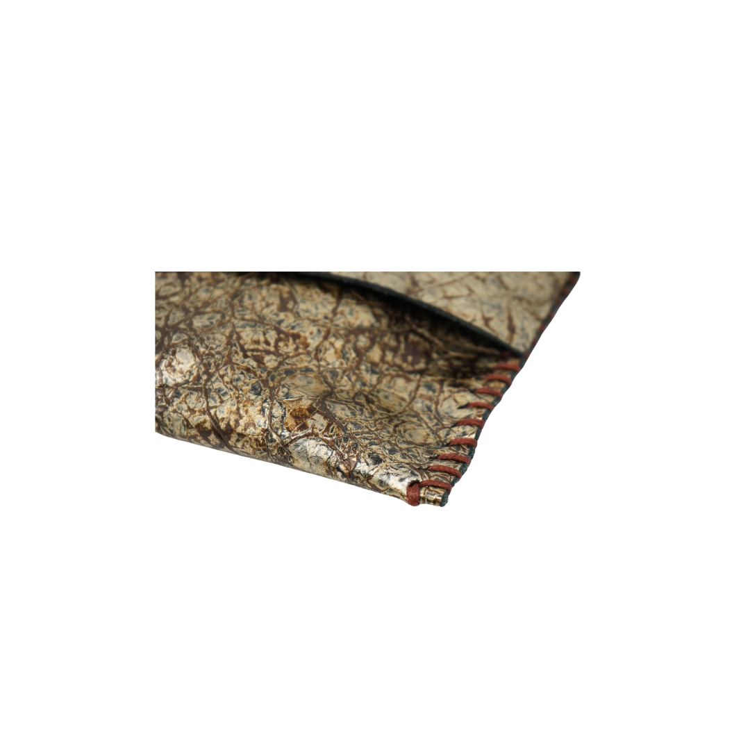 zWL24 Cowhide-Gold Brown 04 Clutch - Only Available Off-Line in Roma Store