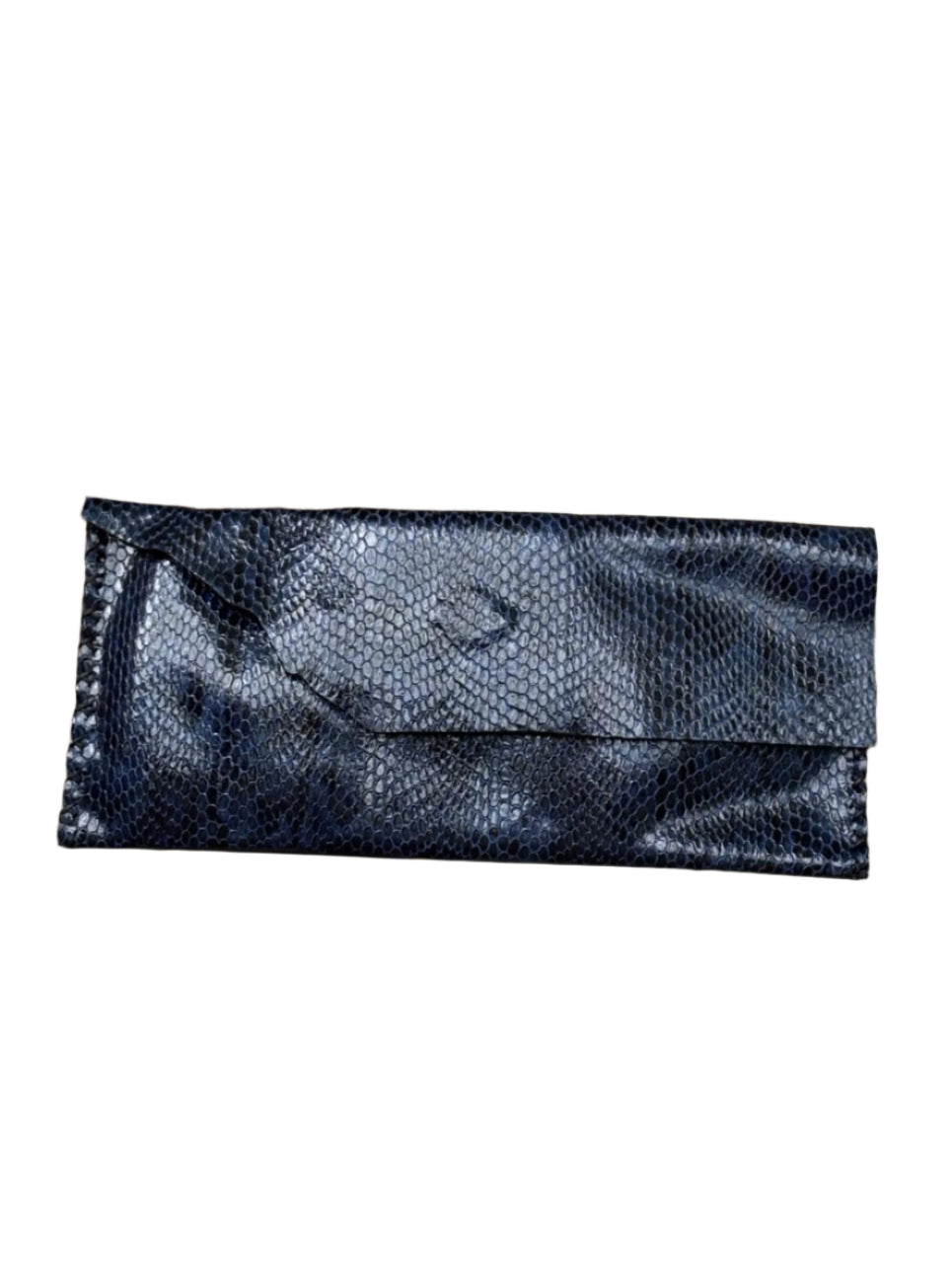 zWL24 Snake Pattern-Blue 02 Clutch - Only Available Off-Line in Roma Store