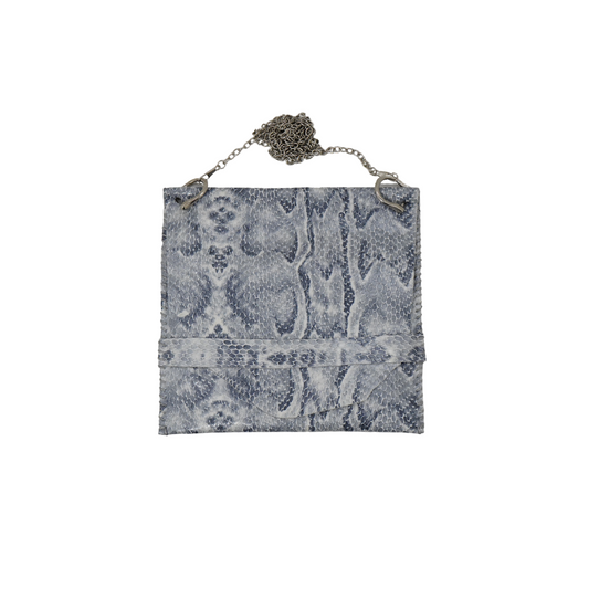 WL24 Snake Pattern-Gray 01 Crossbody Bag
