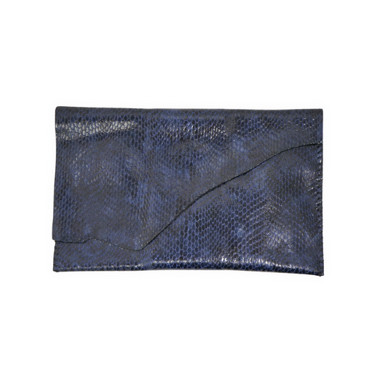 zWL24 Snake Pattern-Blue 01 Clutch - Only Available Off-Line in Roma Store