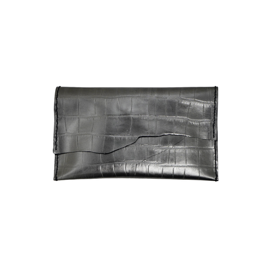 WL24 Crocodile Pattern-Silver 02 Clutch