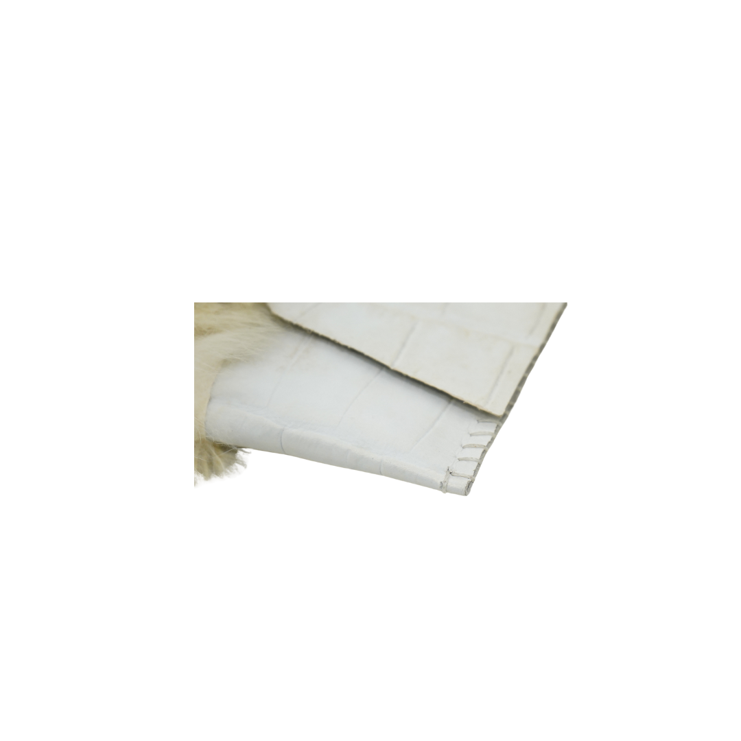 WL24 Crocodile Pattern-White 01 Clutch
