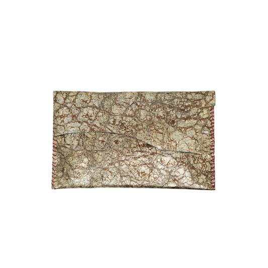 zWL24 Cowhide-Gold Brown 02 Clutch - Only Available Off-Line in Roma Store