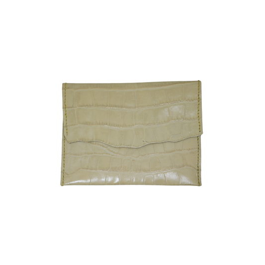 WL24 Crocodile Pattern-Beige 02 Clutch