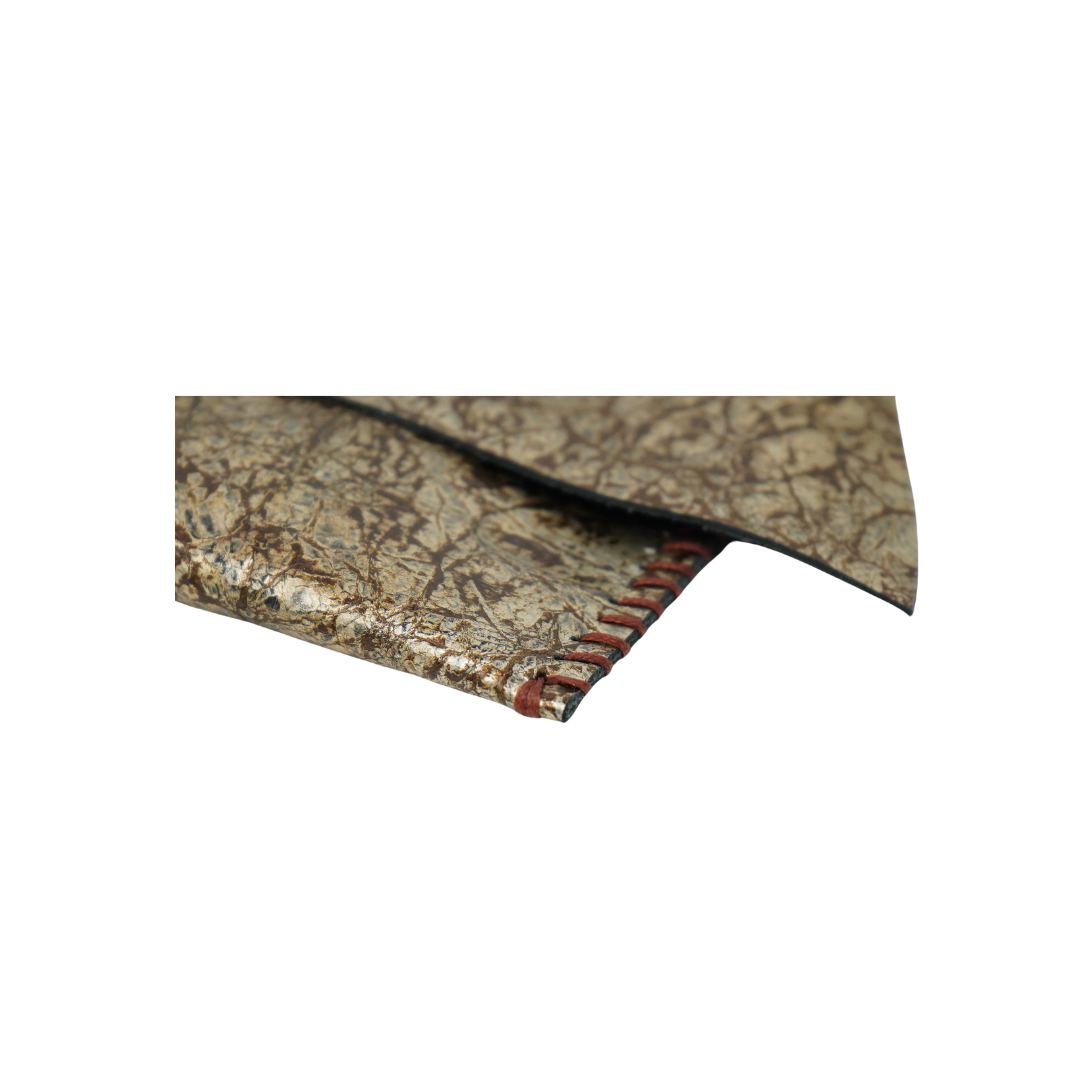 zWL24 Cowhide-Gold Brown 03 Clutch - Only Available Off-Line in Roma Store