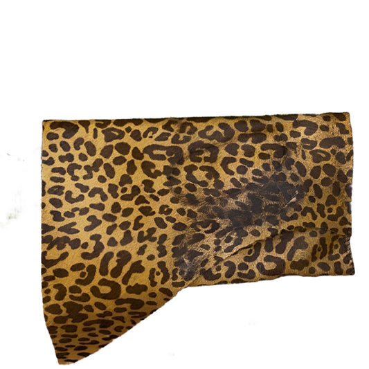 SL25 Cowhide Brown Animal Print 01 Clutch