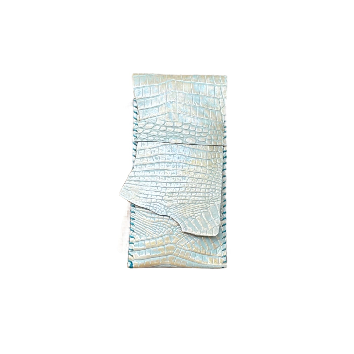 SL25 Crocodile Pattern-Turquoise Litmus 03 Phone Case & Mini Clutch