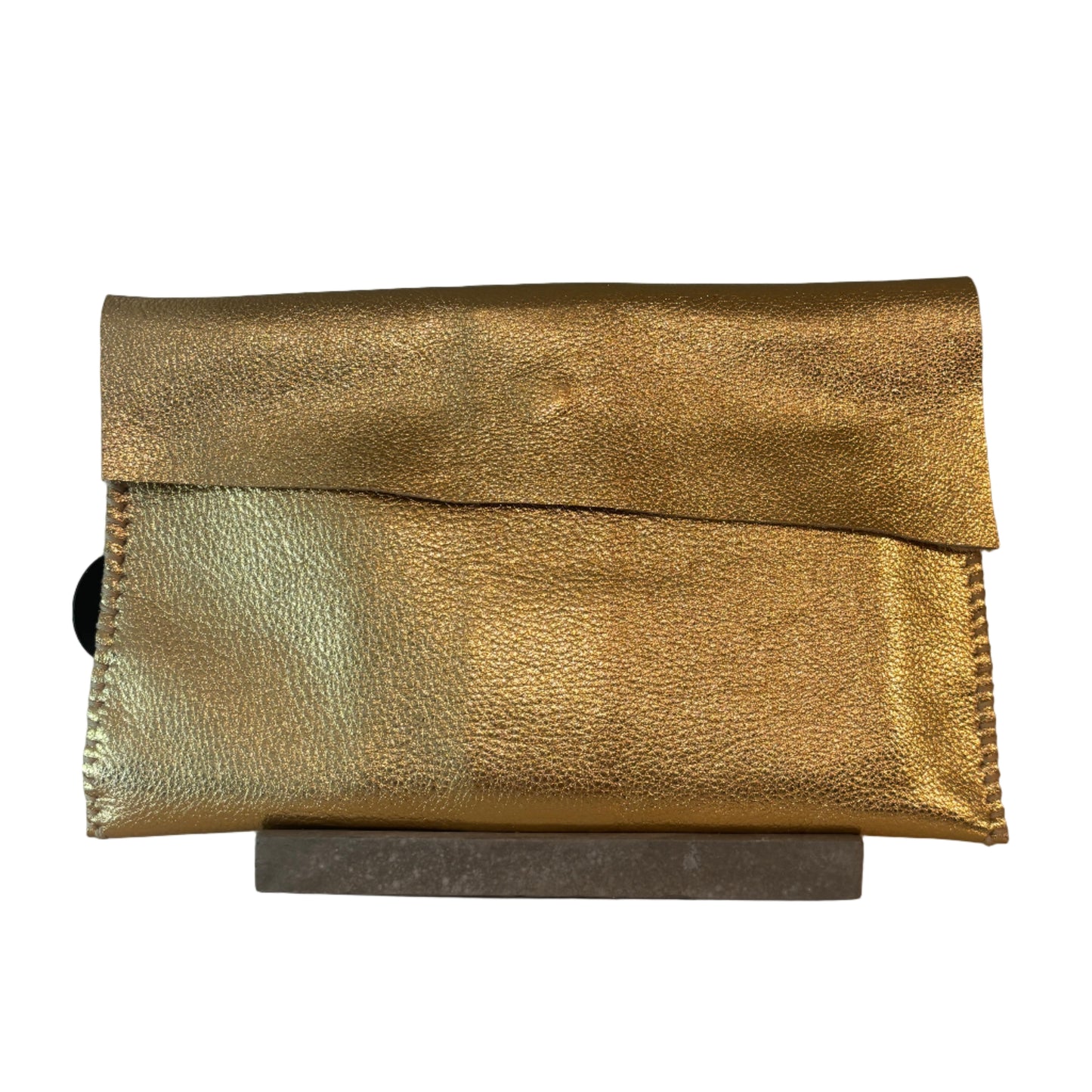 FL25 Leather Gold Printed 01 Clutch z
