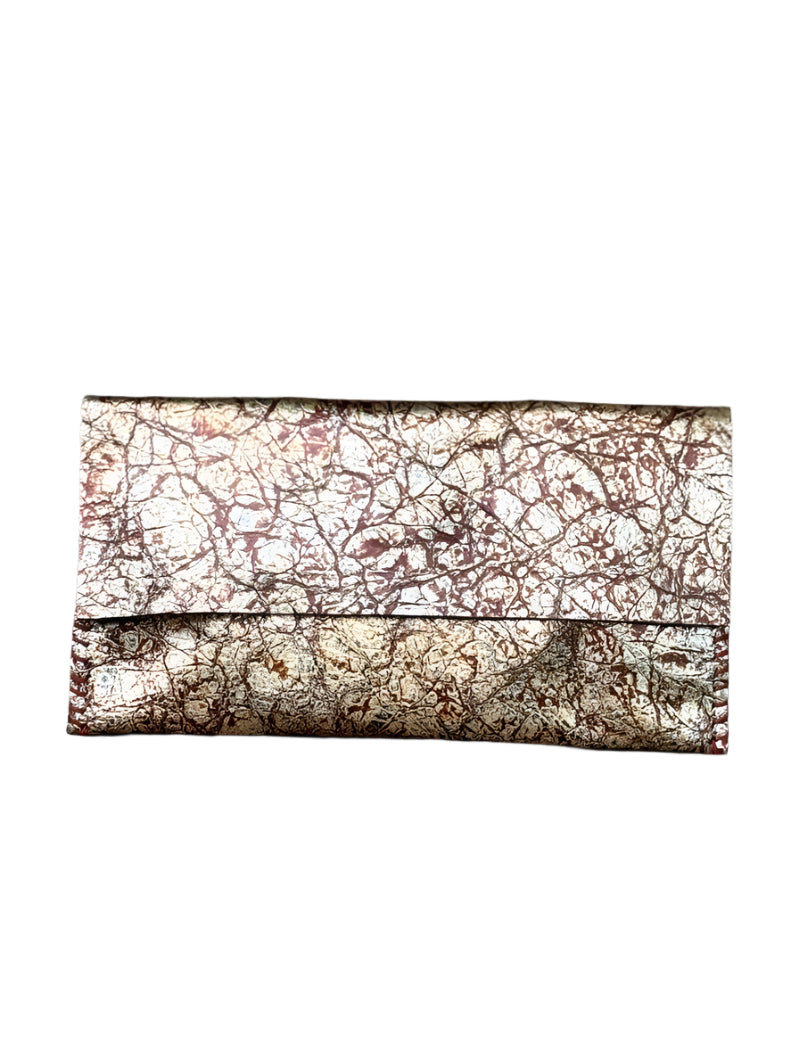 zWL24 Cowhide-Gold Brown 03 Clutch - Only Available Off-Line in Roma Store