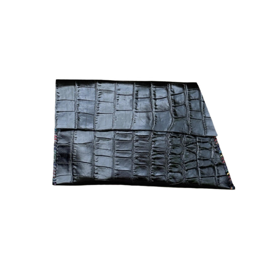 WL24 Crocodile Pattern-Black 08 Clutch