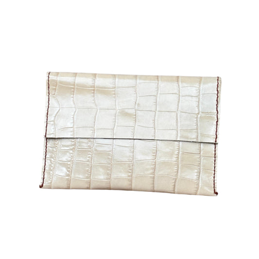WL24 Crocodile Pattern-Beige 03 Clutch